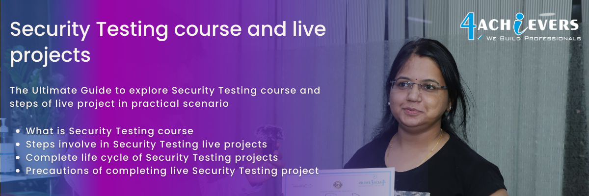 Security Testing course and live projects