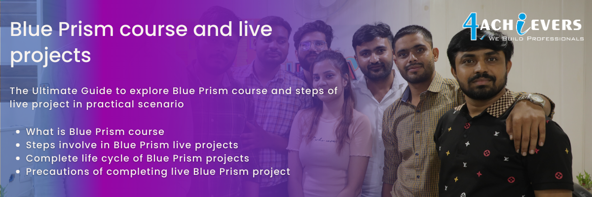 Blue Prism course and live projects