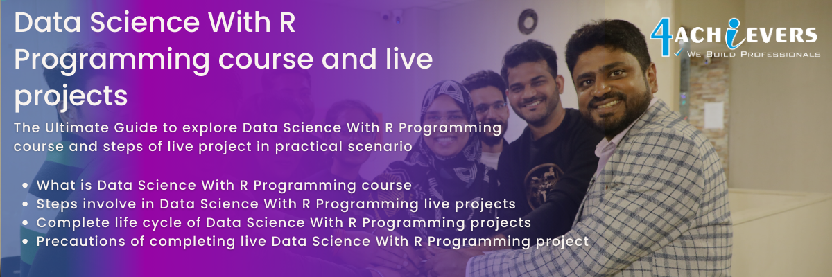 Data Science With R Programming Course course and live projects