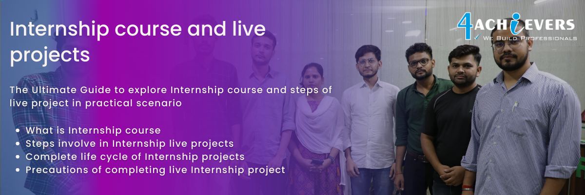 Internship course and live projects