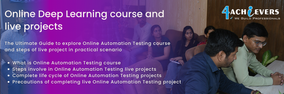 Online Automation Testing course and live projects