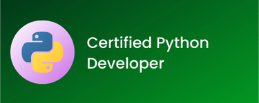 Certified Python Developer Certification Training