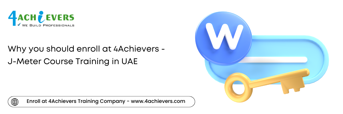 Why you should enroll at 4Achievers - J-Meter Course Training in the UAE