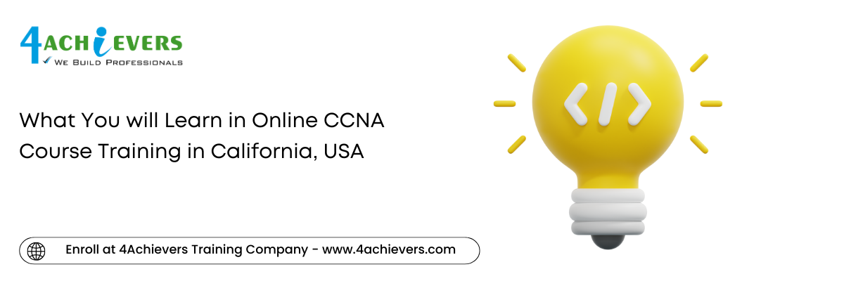 What You will Learn in Online CCNA Course Training in the California, USA