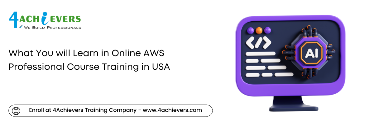 What You will Learn in Online AWS Professional Course Training in the USA