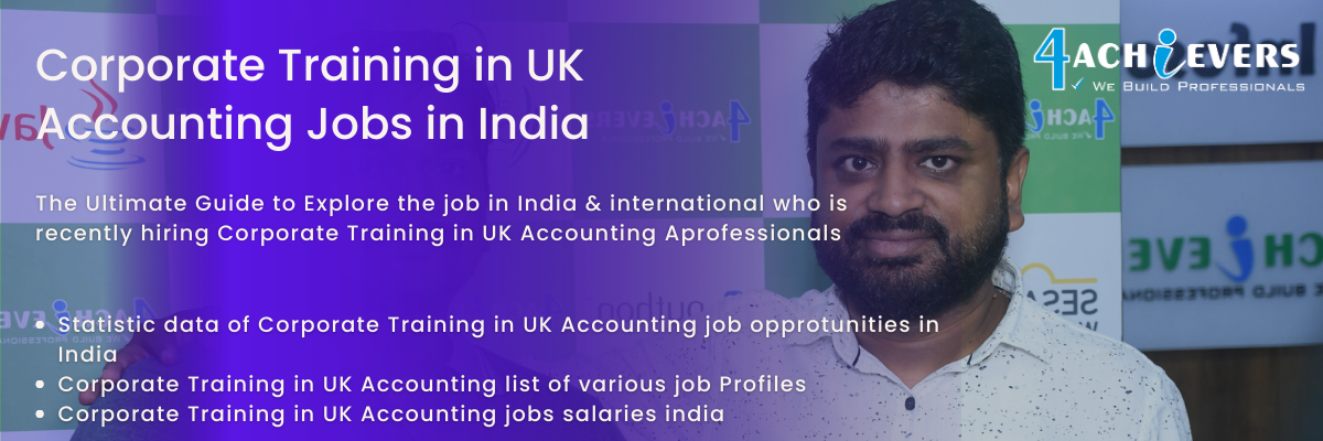 Corporate Training in UK Accounting Jobs in India