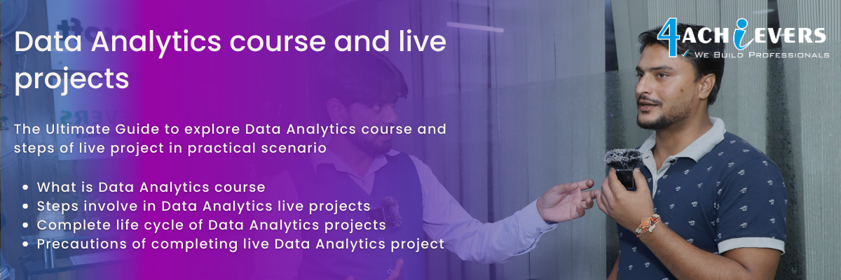 Data Analytics course and live projects