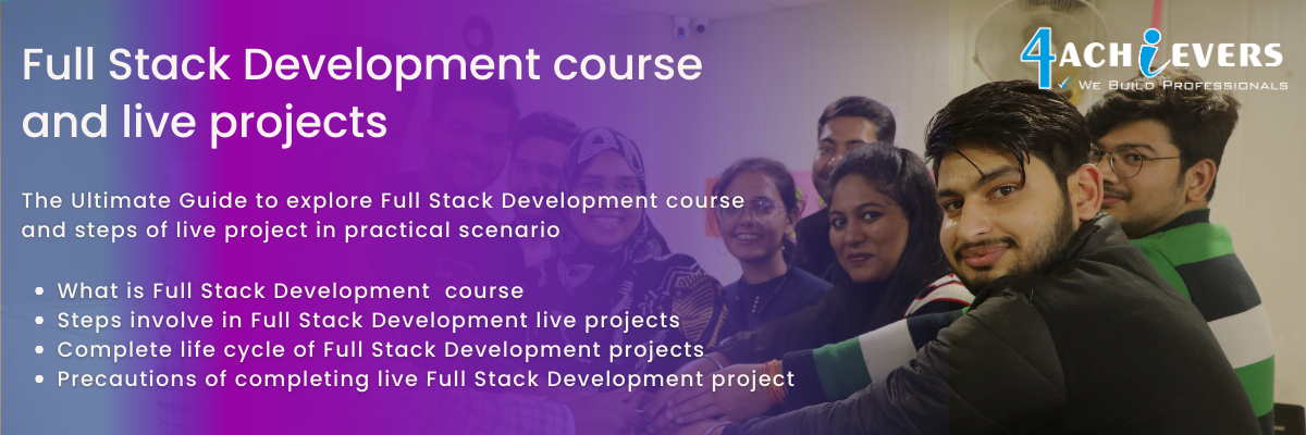 Full Stack Development course and live projects