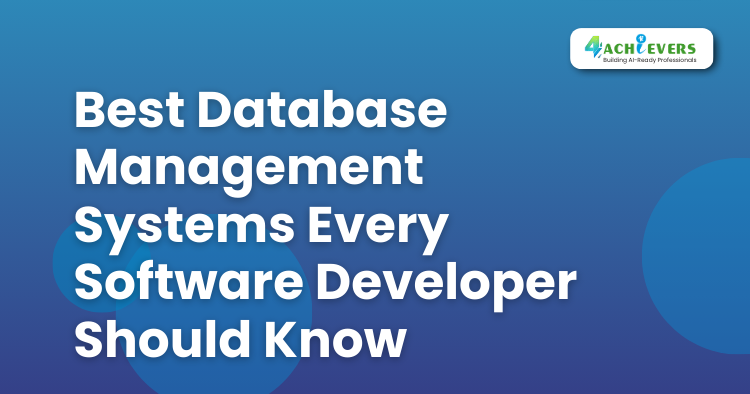 Best Database Management Systems Every Software Developer Should Know -  Tutorial