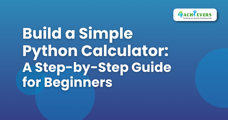 Build a Simple Python Calculator: A Step-by-Step Guide for Beginners -  Tutorial