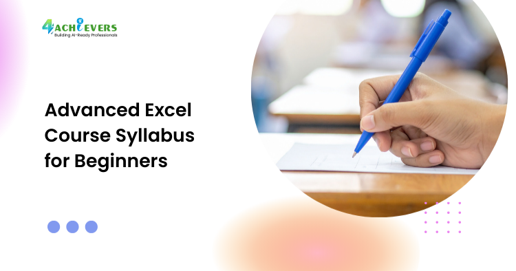 Advanced Excel Course Syllabus for Beginners - Advanced Excel course syllabus for beginners Tutorial