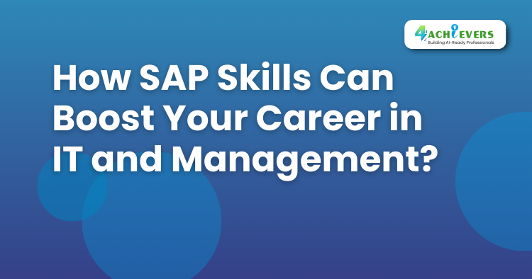 How SAP Skills Can Boost Your Career in IT and Management? - Best SAP Training Institute in Delhi Tutorial