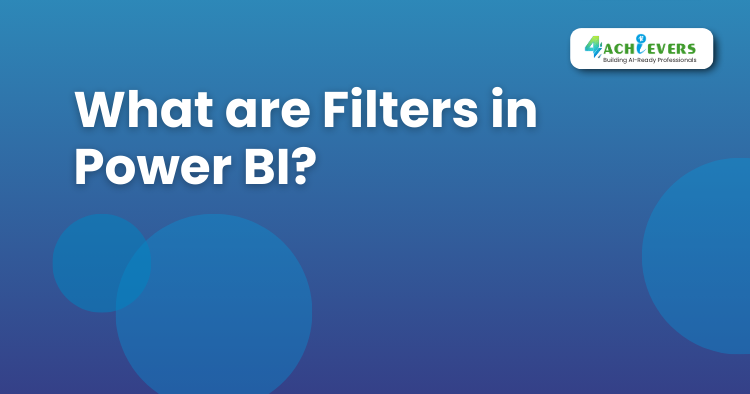 What are Filters in Power BI? - Power BI Course in Noida Tutorial