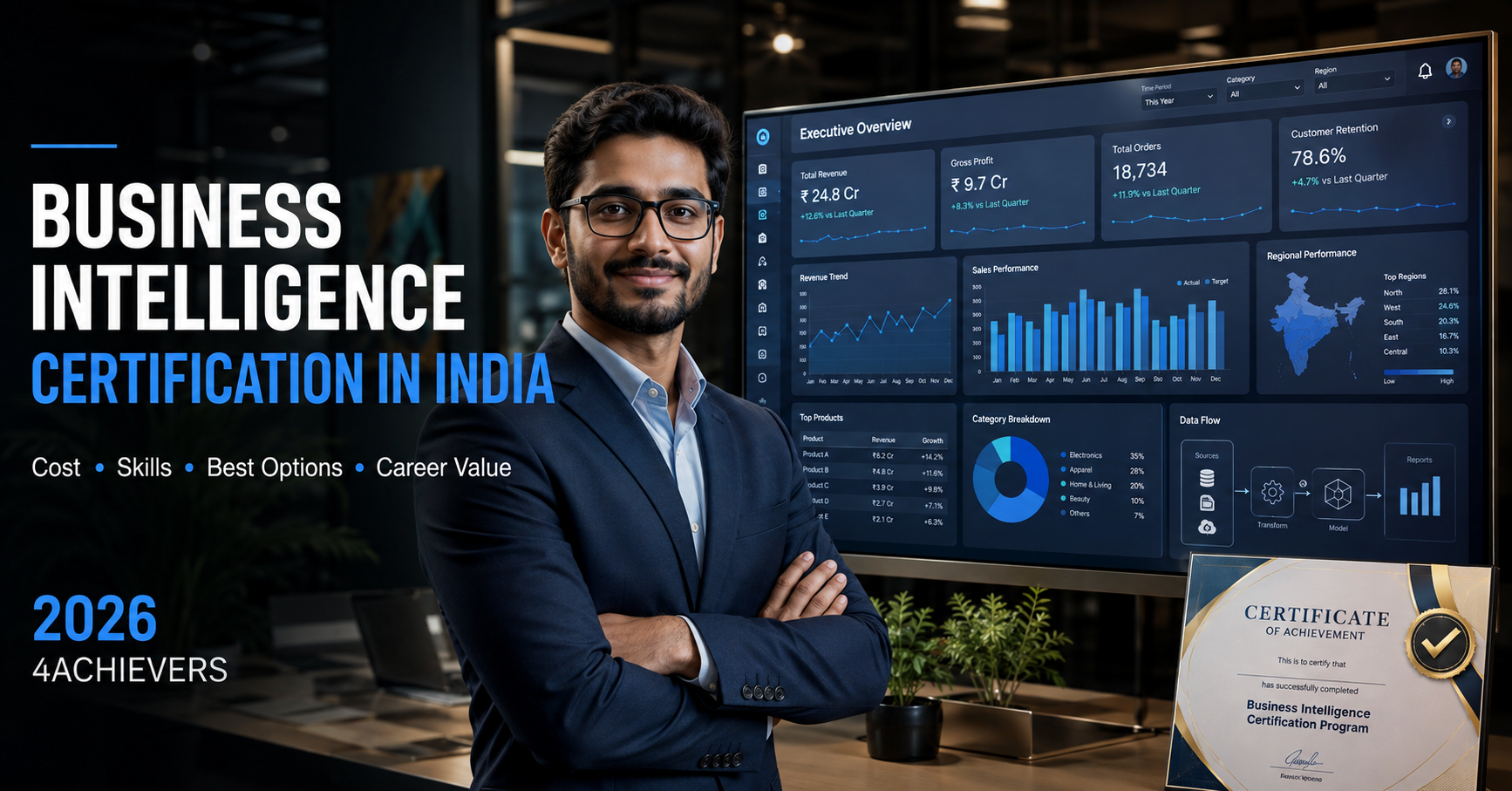 BI Certification in India: Cost, Best Certifications & Career Value 2026