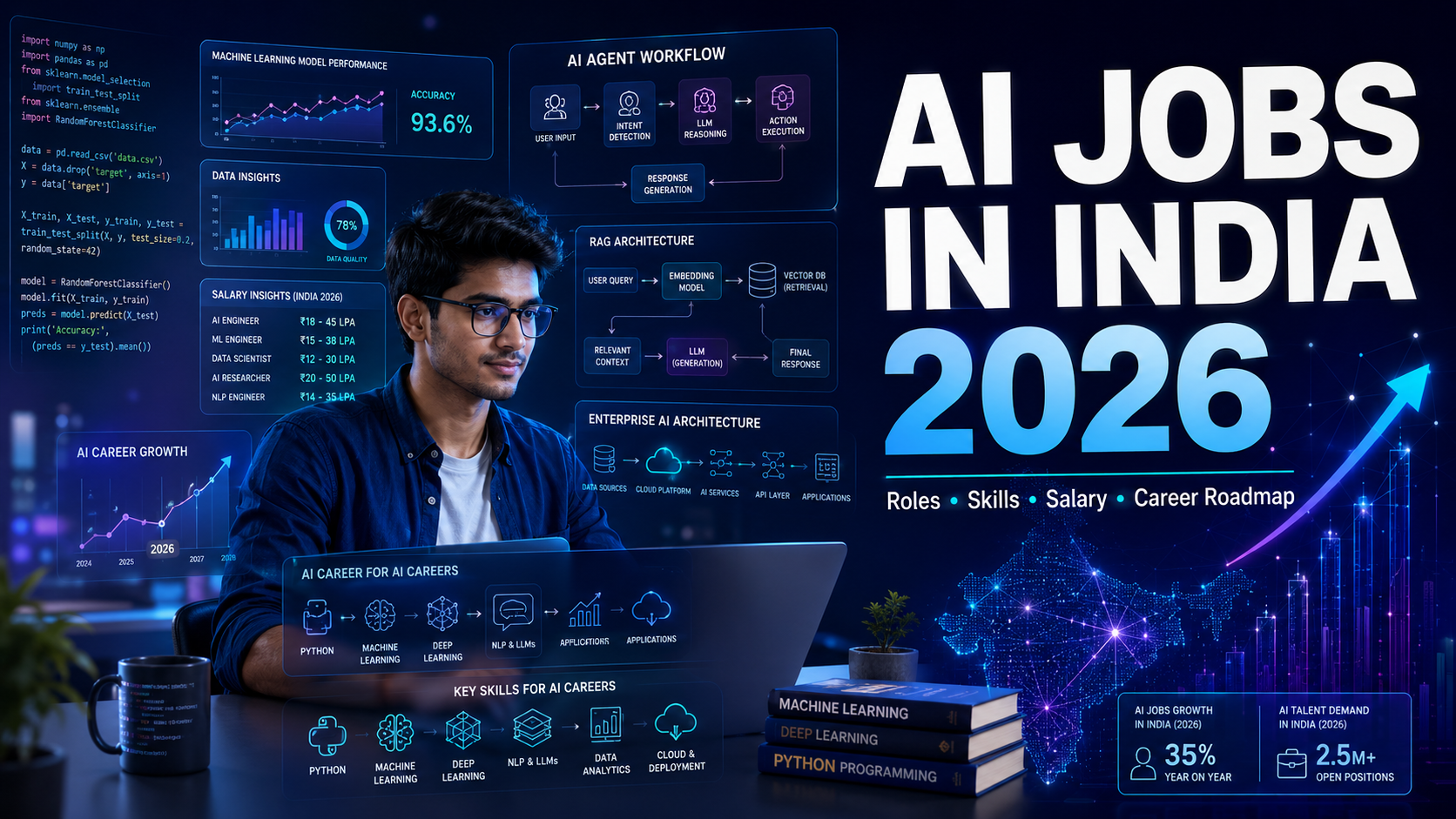 AI Jobs in India 2026: Top Roles, Skills, Salary & Career Roadmap