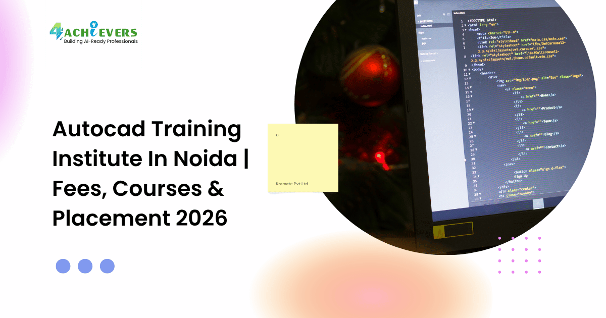 Autocad Training Institute In Noida | Fees, Courses & Placement 2026 - autocad training institute in noida fees Tutorial