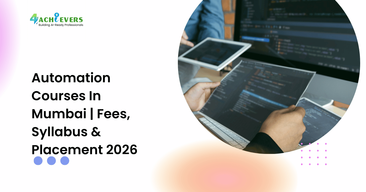 Automation Courses In Mumbai | Fees, Syllabus & Placement 2026 - automation courses in mumbai fees Tutorial