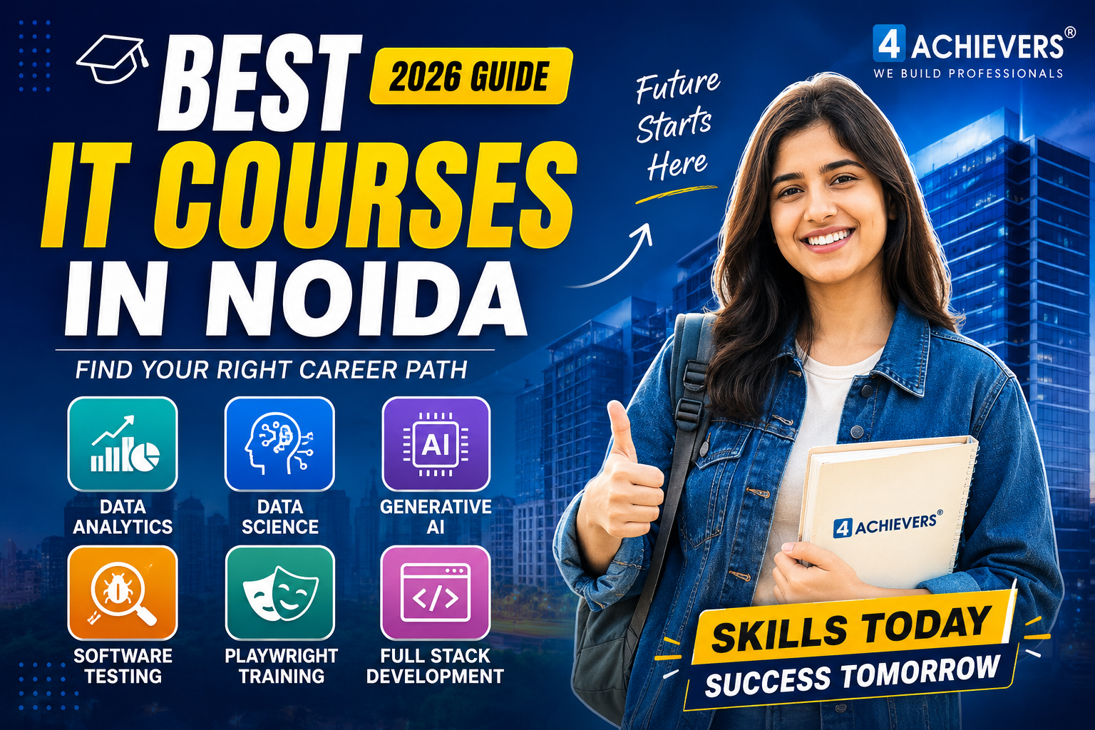 Best IT Courses in Noida 2026 | 4Achievers - best IT courses in Noida Tutorial