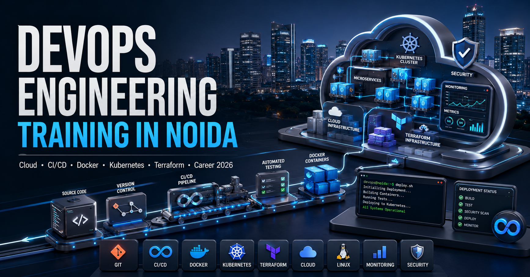 DevOps Engineering Training in Noida 2026 | Course, Fees & Career - devops engineering training in noida Tutorial