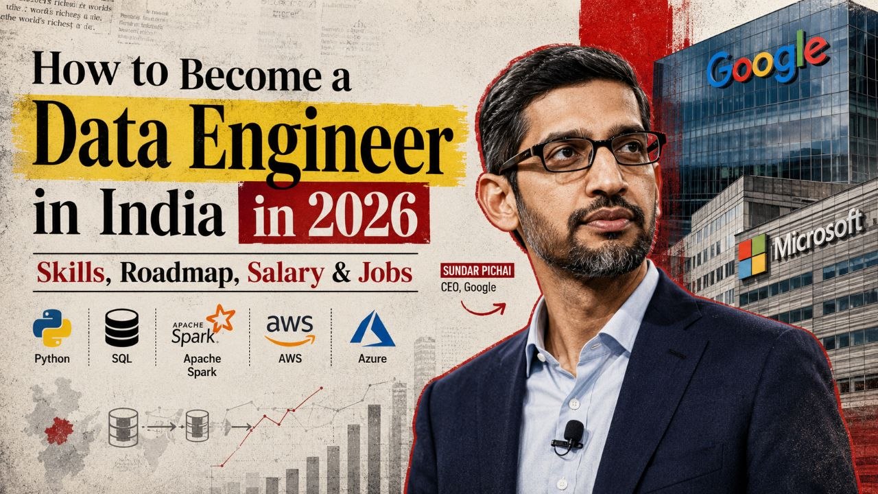 How to Become a Data Engineer in India in 2026: Skills, Roadmap, Salary & Jobs - how to become a data engineer in India Tutorial