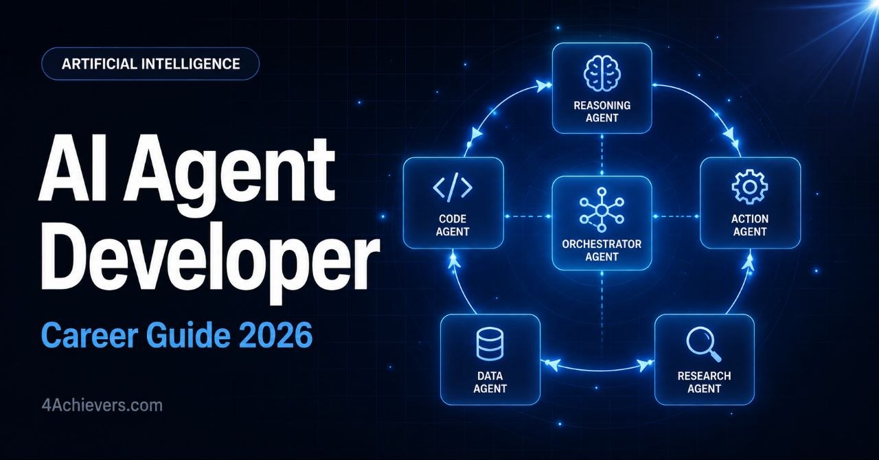How to Become an AI Agent Developer in 2026 | Career Guide, Skills & Salary | 4Achievers - ai agent developer course Tutorial