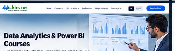 Illustrative visual for data analytics ai power bi online learning